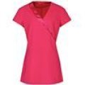 Premier Rose beauty and spa wrap satin trim tunic Hot Pink